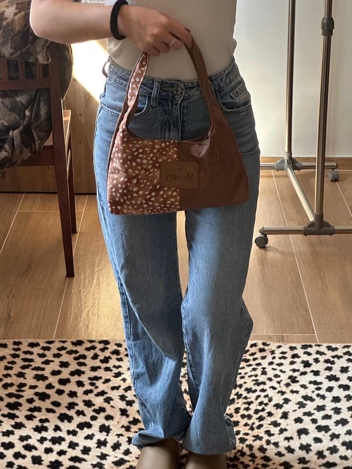 HOBO DEER SUEDE NOCCIOLA