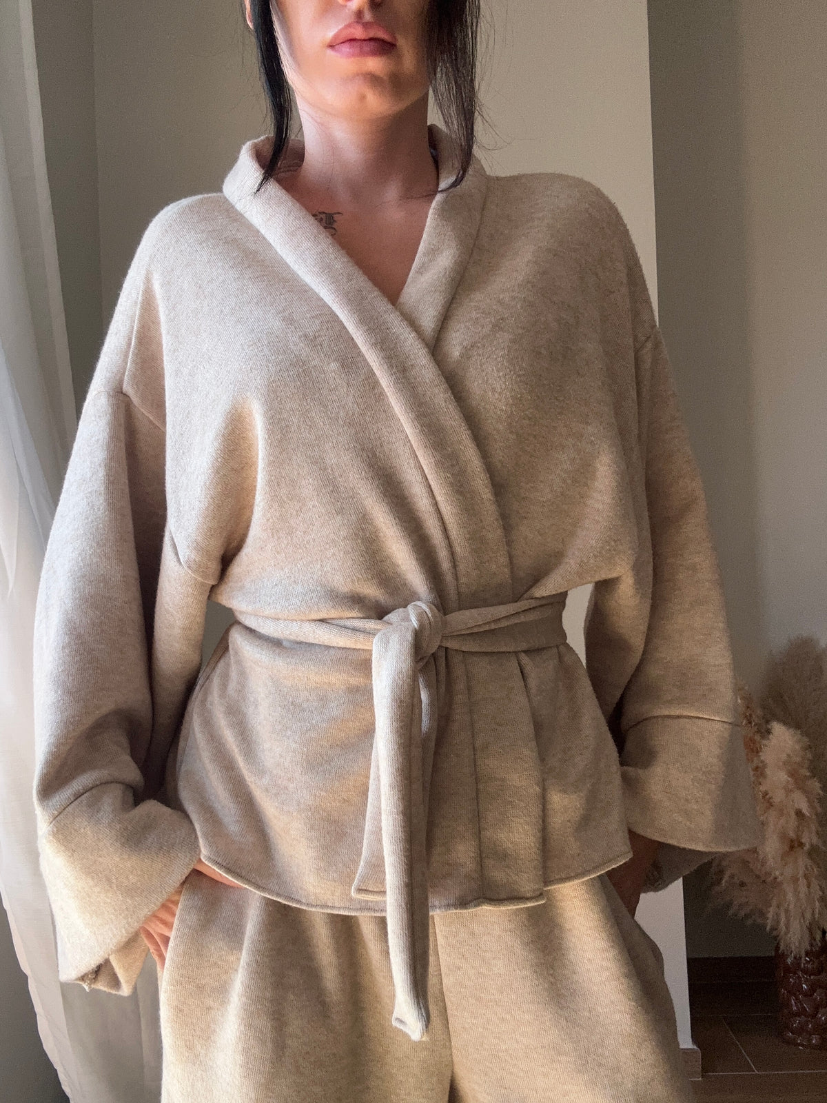 -Pre ordine - Completo Kimono mano Cashmere