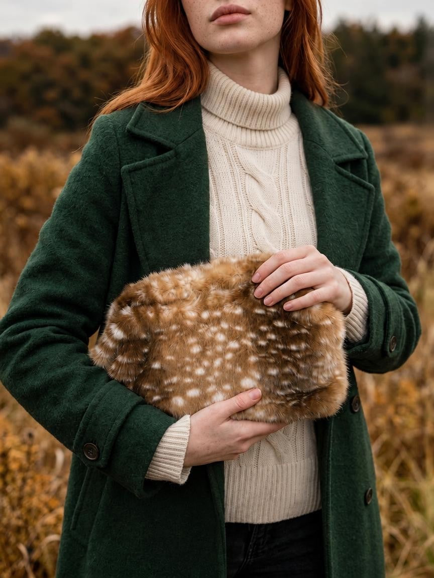 -Le Cabinet 04 | Clutch Bambi fur nut 🌰