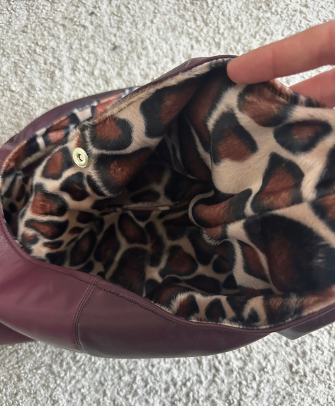 ⚡️SCONTO INVERNO⚡️ Hobo Wine Giraffe BIG