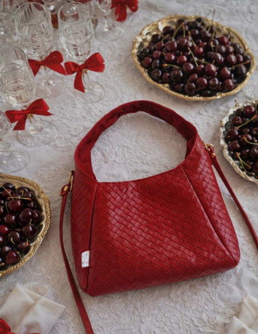 ⚡️SCONTO INVERNO⚡️ Everyday Cherry intreccio SMALL