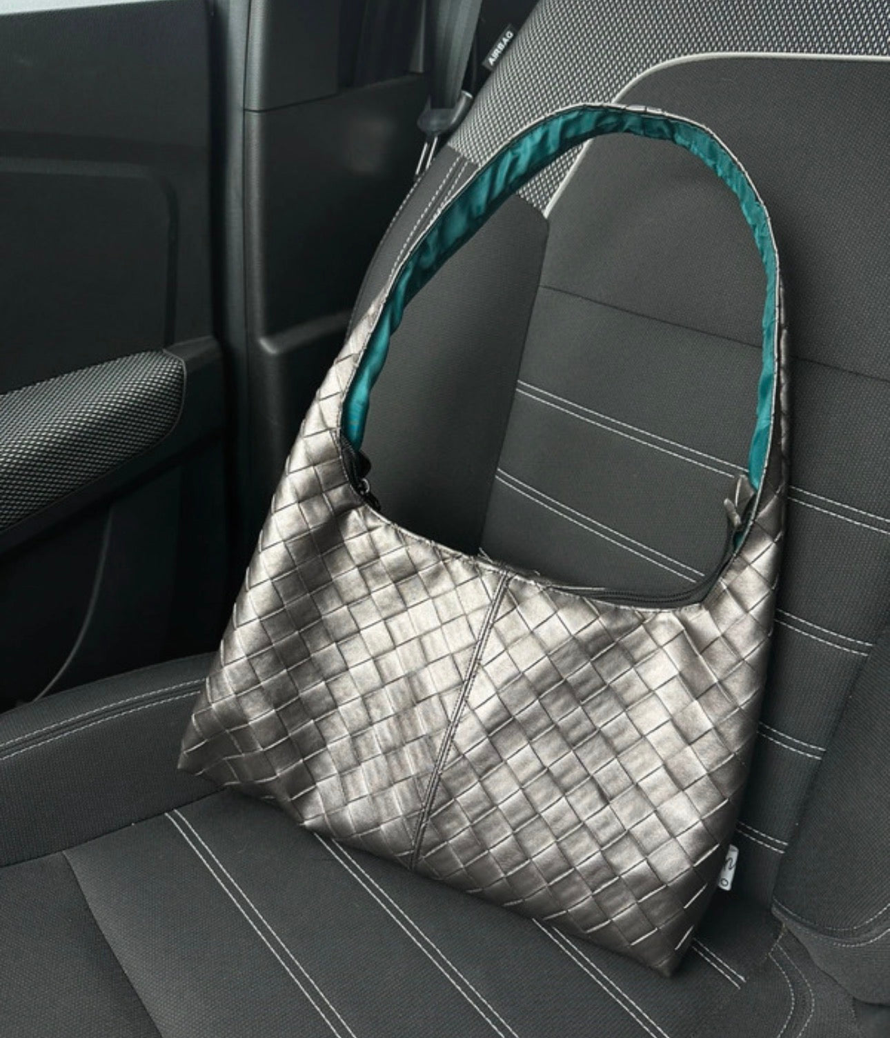 ⚡️SCONTO INVERNO⚡️ Hobo intreccio Platino