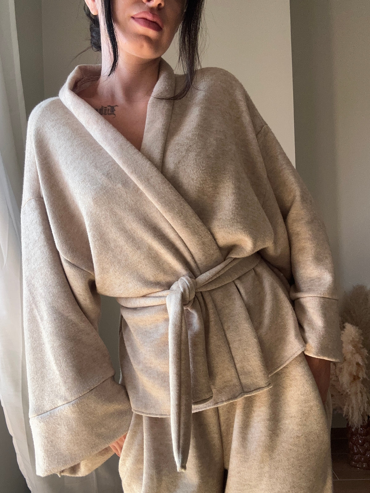 -Pre ordine - Completo Kimono mano Cashmere
