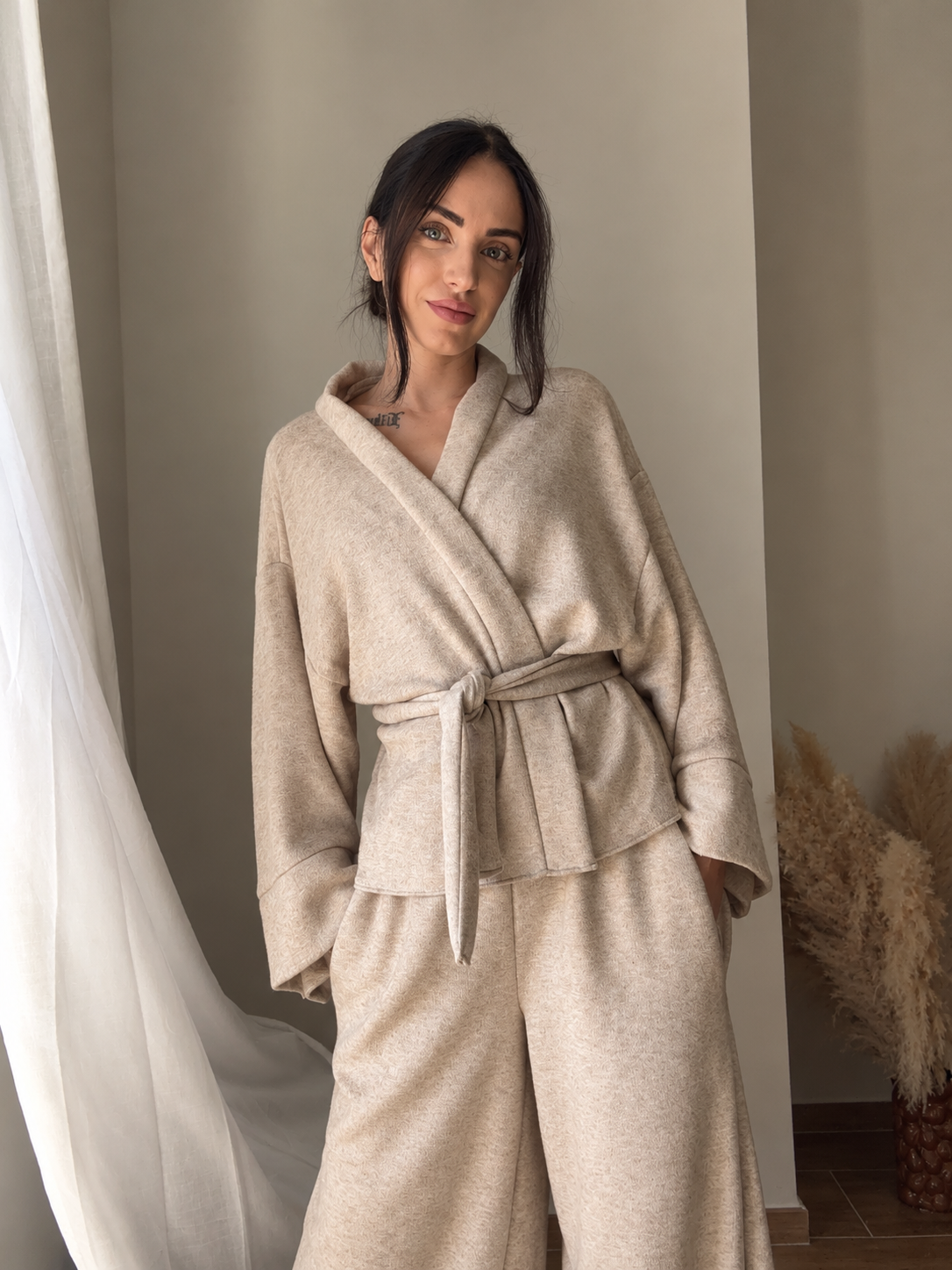 -Pre ordine - Completo Kimono mano Cashmere